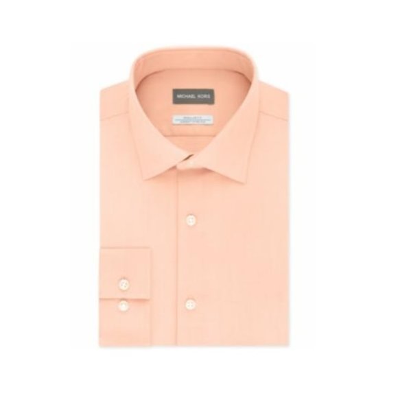 NWT Michael Kors Men Regular Fit Airsoft Stretch NonIron Size 18 36/37 $85 5B082 - Picture 1 of 1